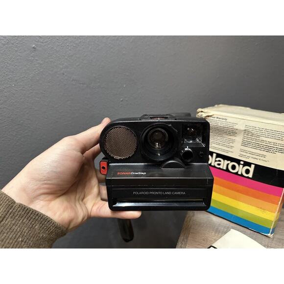 Polaroid Sonar OneStep Pronto Land Instant Camera Vintage - Picture 2 of 7